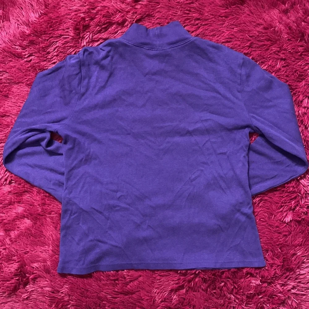 Purple turtleneck sweater - Picture 6 of 10